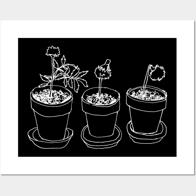 Urban Garden (light ink) Wall Art by BigBridgeStudios